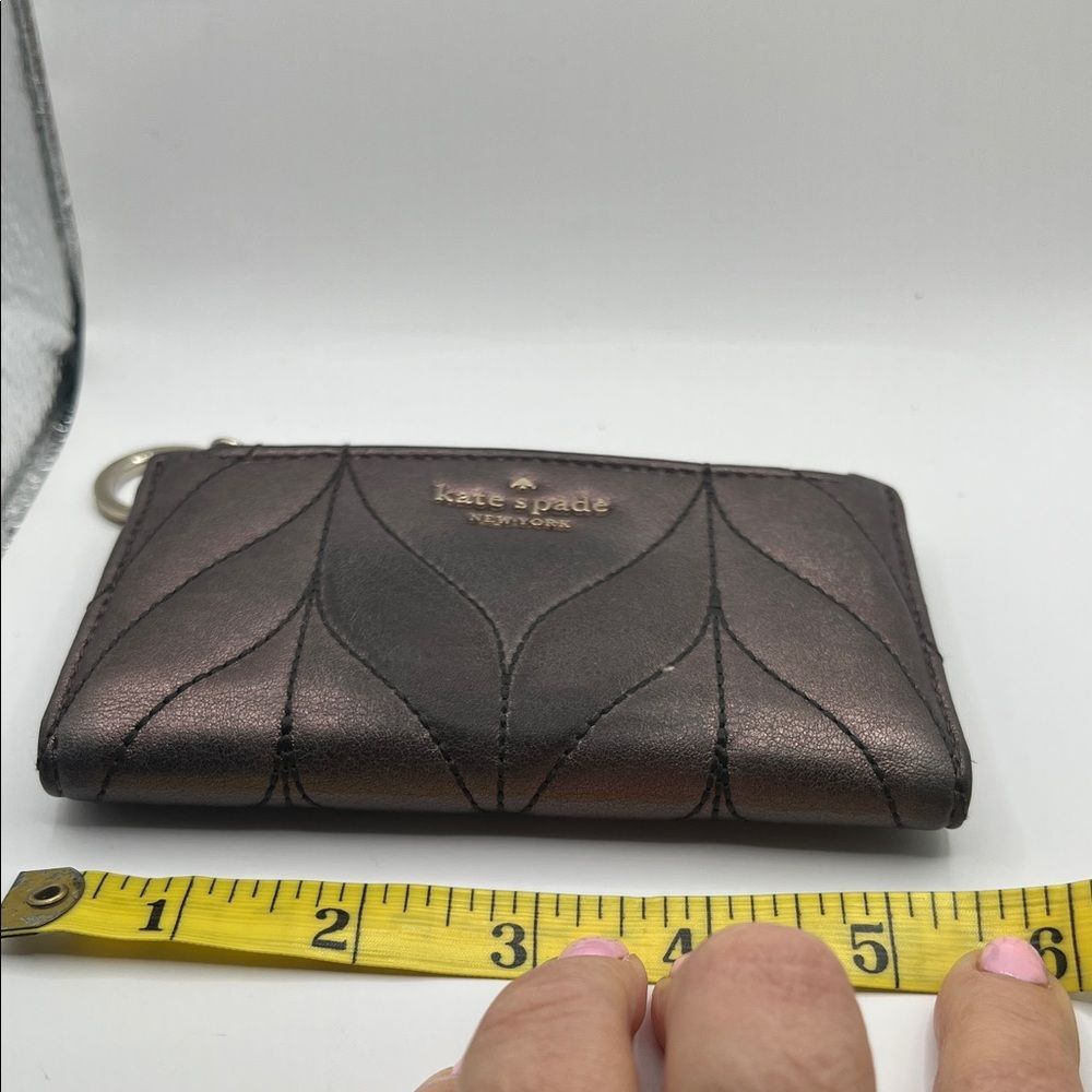 Kate Spade Briar Lane Quilted Mikey Wallet with Keychain - Picture 11 of 13